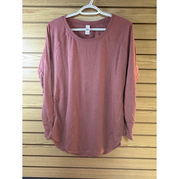 District Tri-Blend Tunic Tee Blush Frost M NWOT - Picture 1 of 6